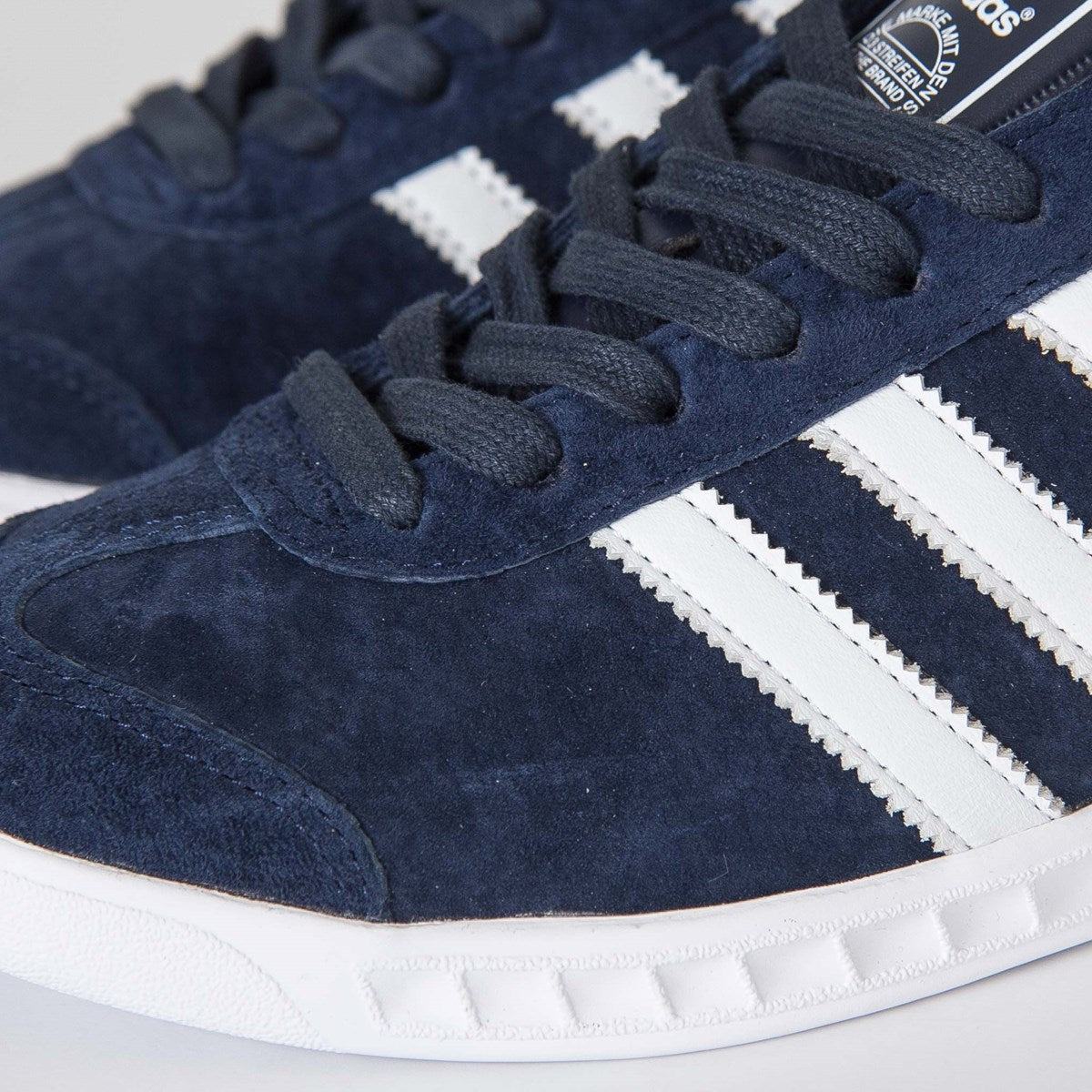 Adidas originals cheap hamburg navy suede